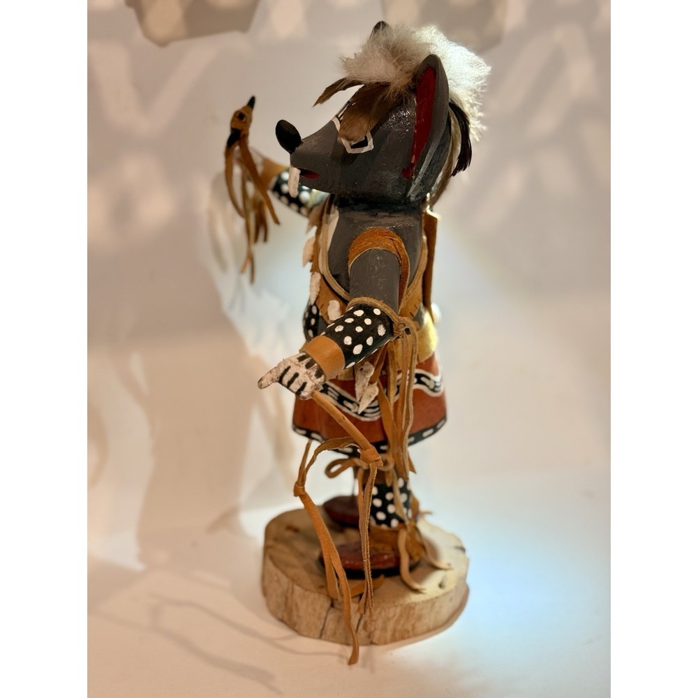Gracellia Tainnijinnie Field Mouse Kachina Doll Hand Carved Wood Native American - Picture 2 of 8